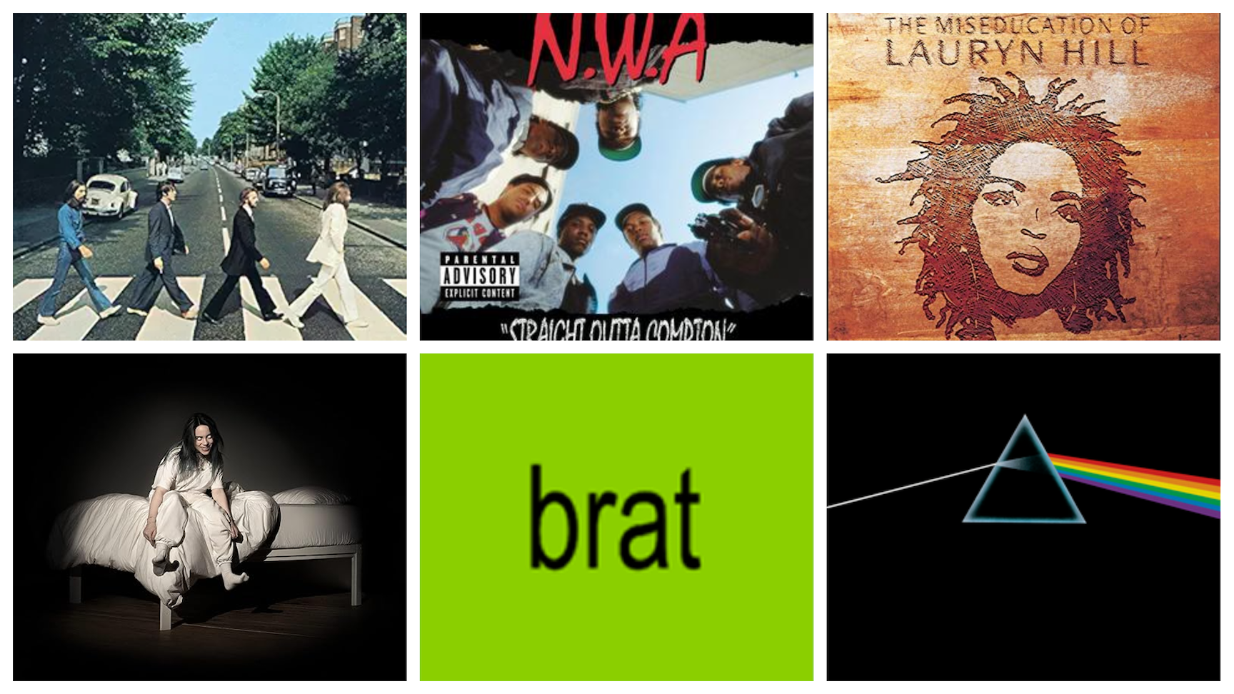 Beyonce Album Covers Collage