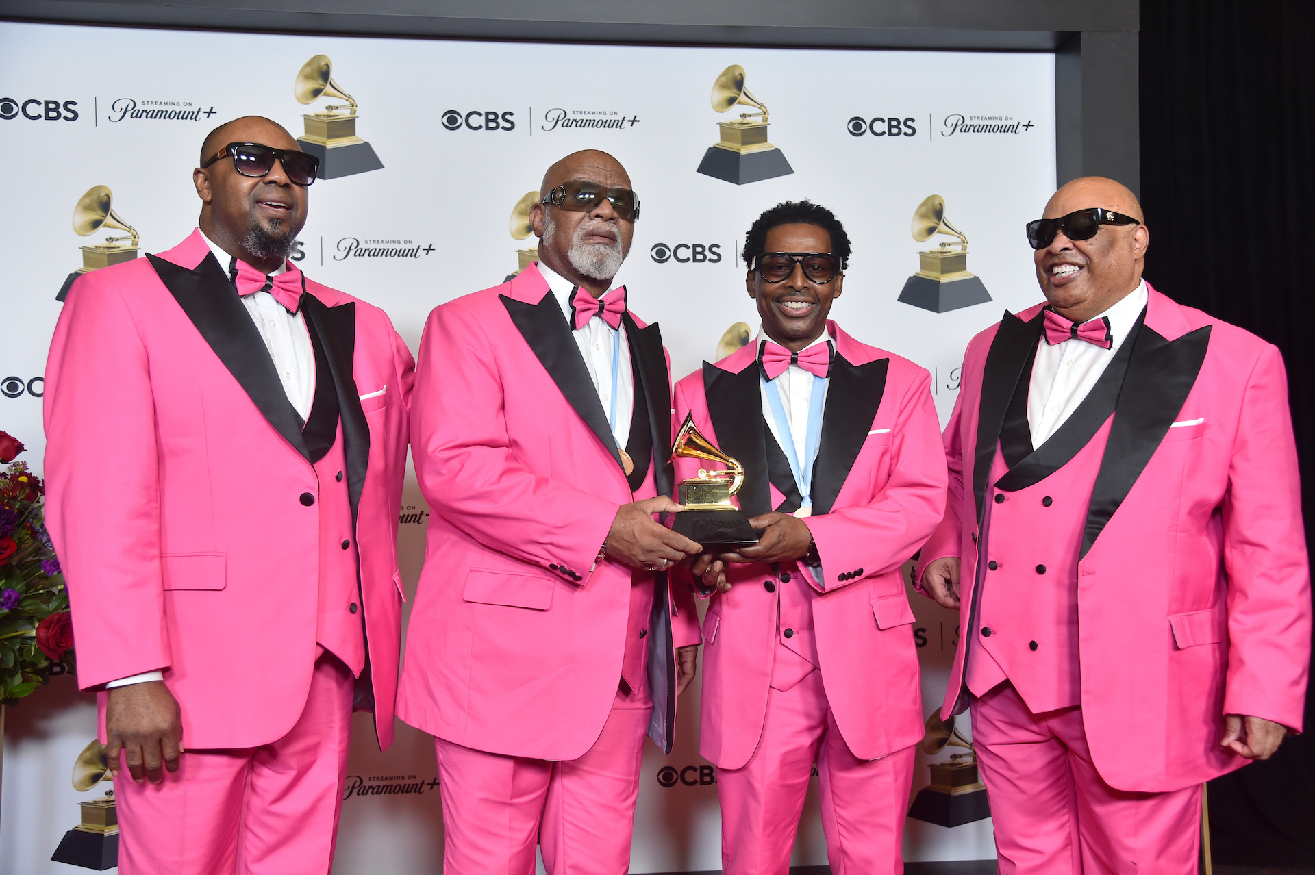Watch: Blind Boys Of Alabama Discuss Their GRAMMY Win For Best Roots Gospel Album At The CNB "First Look" Cam At The 2024 GRAMMYs Premiere Ceremony