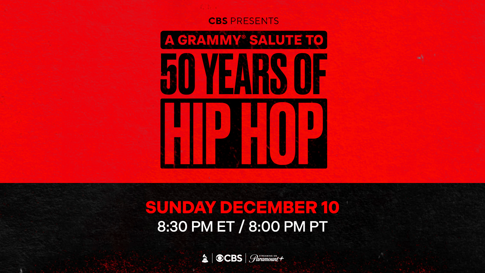 "A GRAMMY Salute To 50 Years Of Hip-Hop" Airs Sunday, Dec. 10: Save The Date