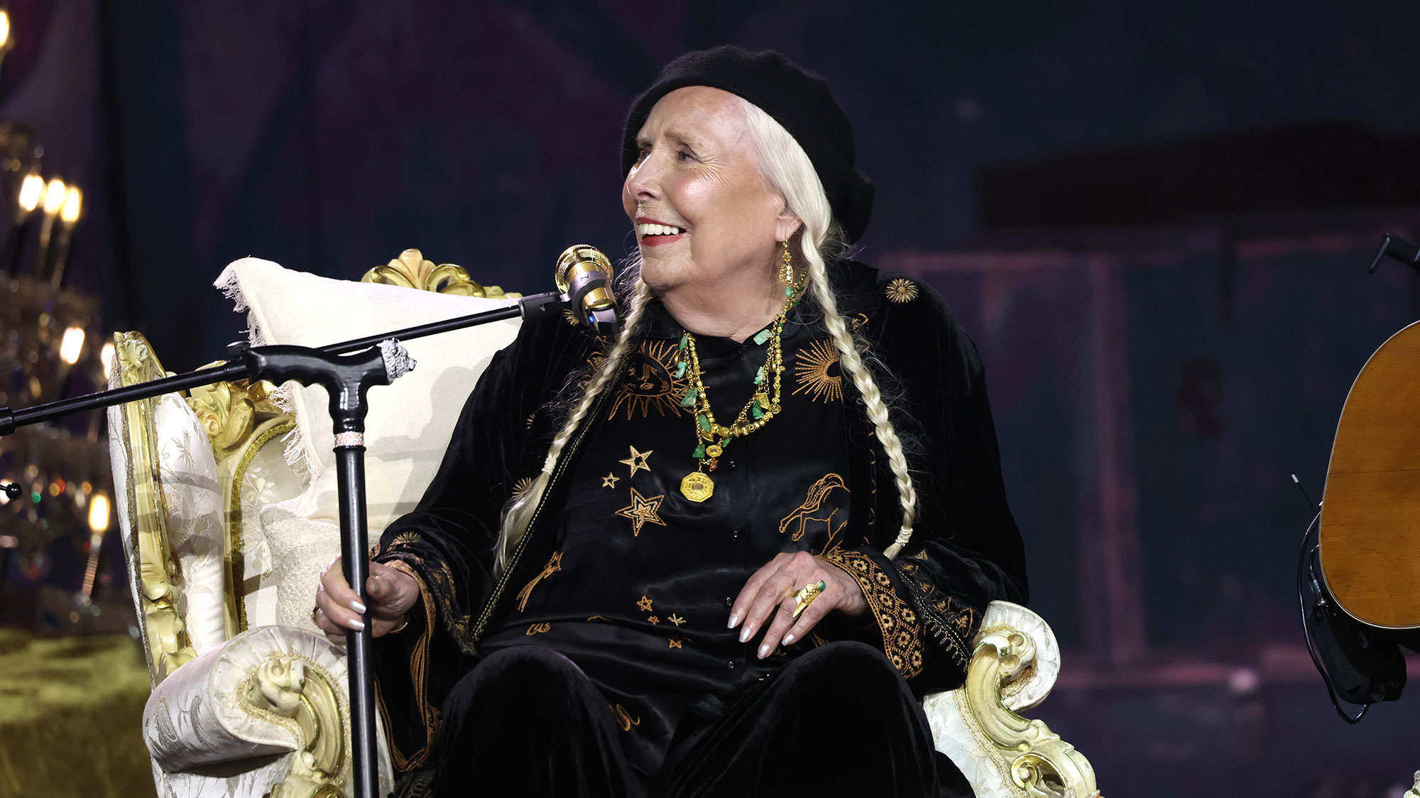 Watch: Joni Mitchell Performs "Both Sides Now" With Brandi Carlile, Allison Russell, Lucius, Jacob Collier, Blake Mills, and SistaStrings | 2024 GRAMMYs Performance