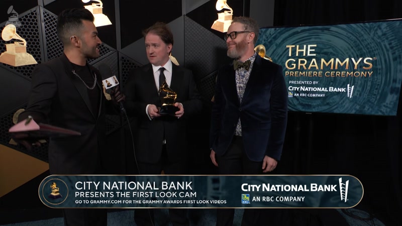 Watch: Stephen Barton & Gordy Haab Check In At The CNB "First Look" Cam At The 2024 GRAMMYs Premiere Ceremony